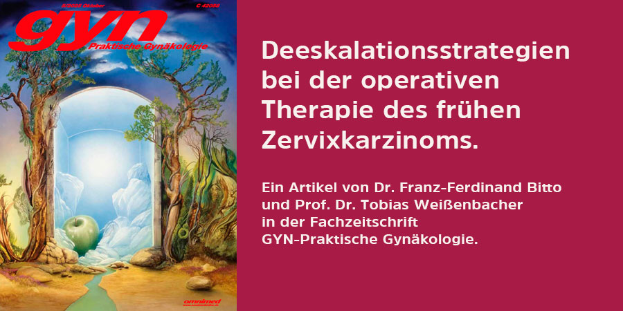  Deeskalationsstrategien bei der operativen Therapie des frühen Zervixkarzinoms