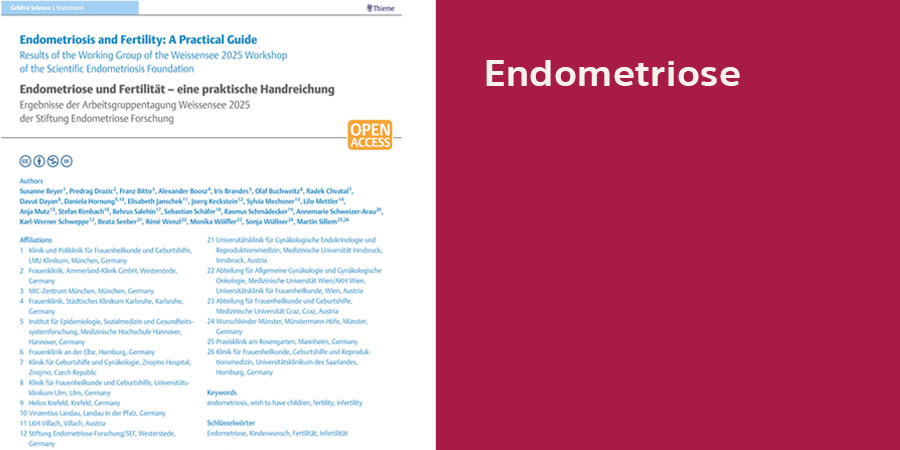 Endometriose und Fertilität – eine praktische Handreichung